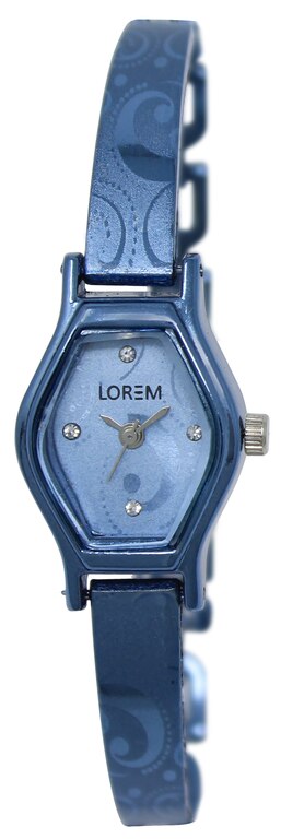 Lorem Attractive Analogue Blue Fashion Wrist Watch For Women & Girls